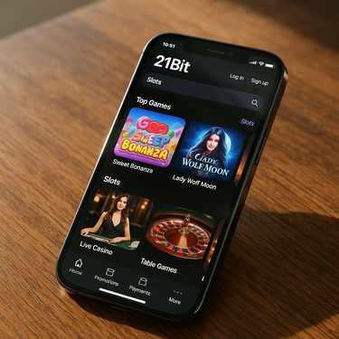 21Bit Casino - Mobile Platform - Gaming on Smartphones and Tablets
